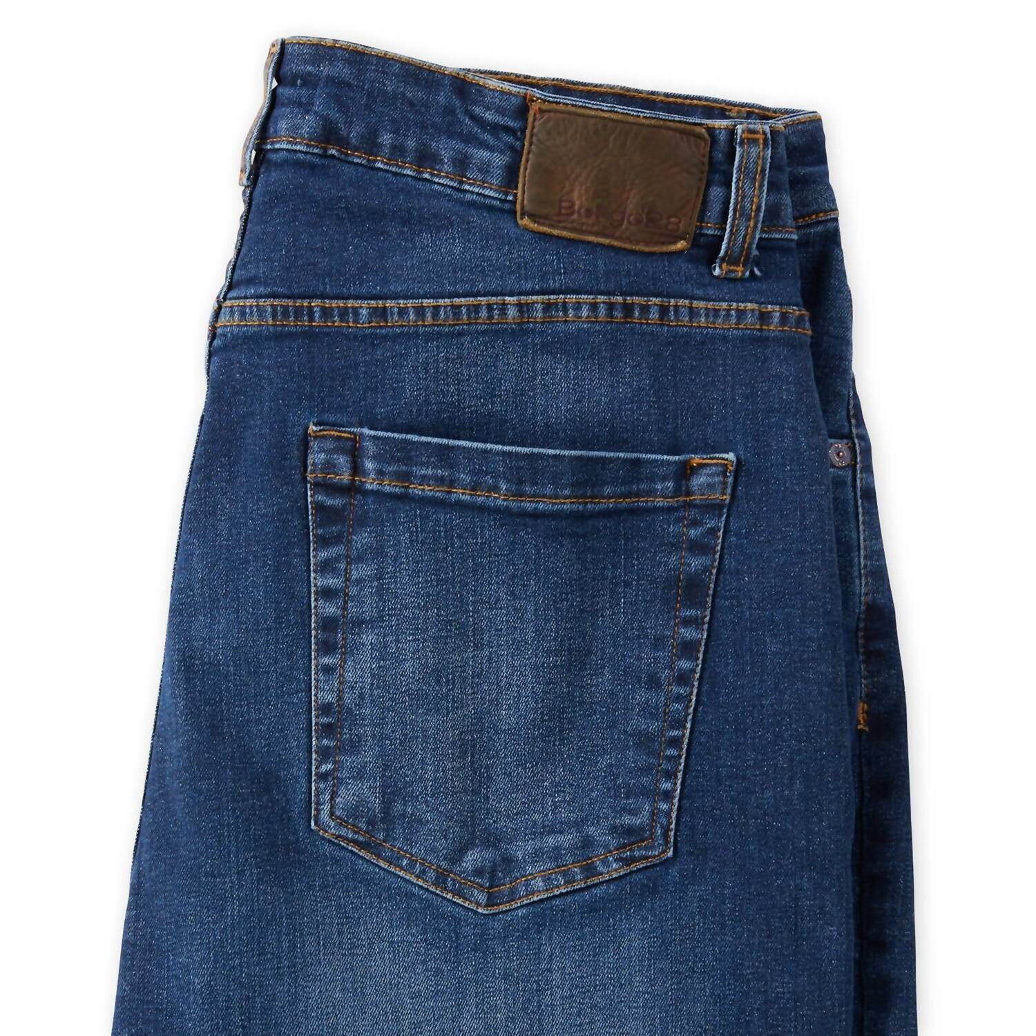 New Borgo28 Men’s Italian Stretch Denim Straight Jean In Indigo — image 3 of 3